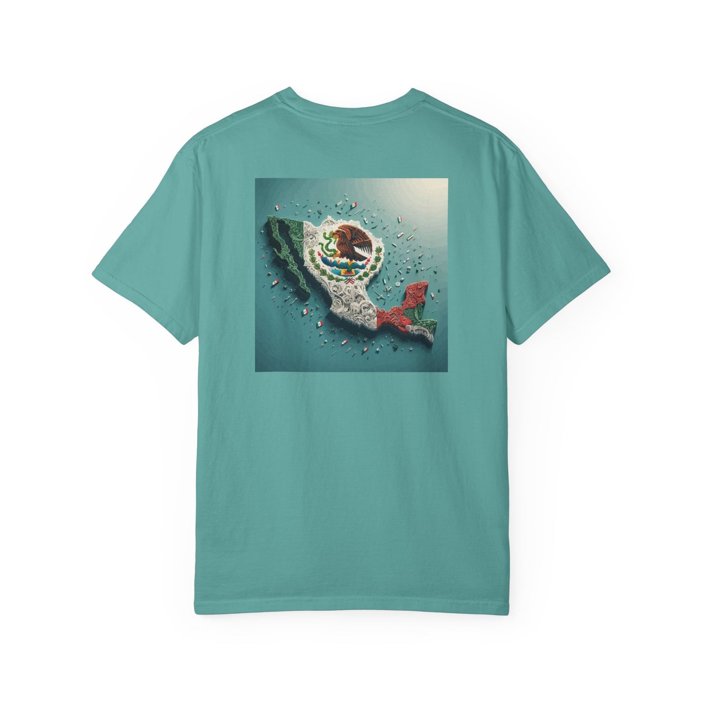 Mexico Topography Unisex T-shirt, Mexican Flag Tee, Patriotic Shirt, Travel Apparel, Gift for Mexico Lovers