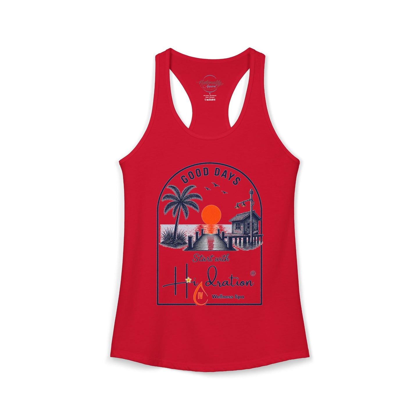 Hidration IV - Good Days Women's Racerback Tank