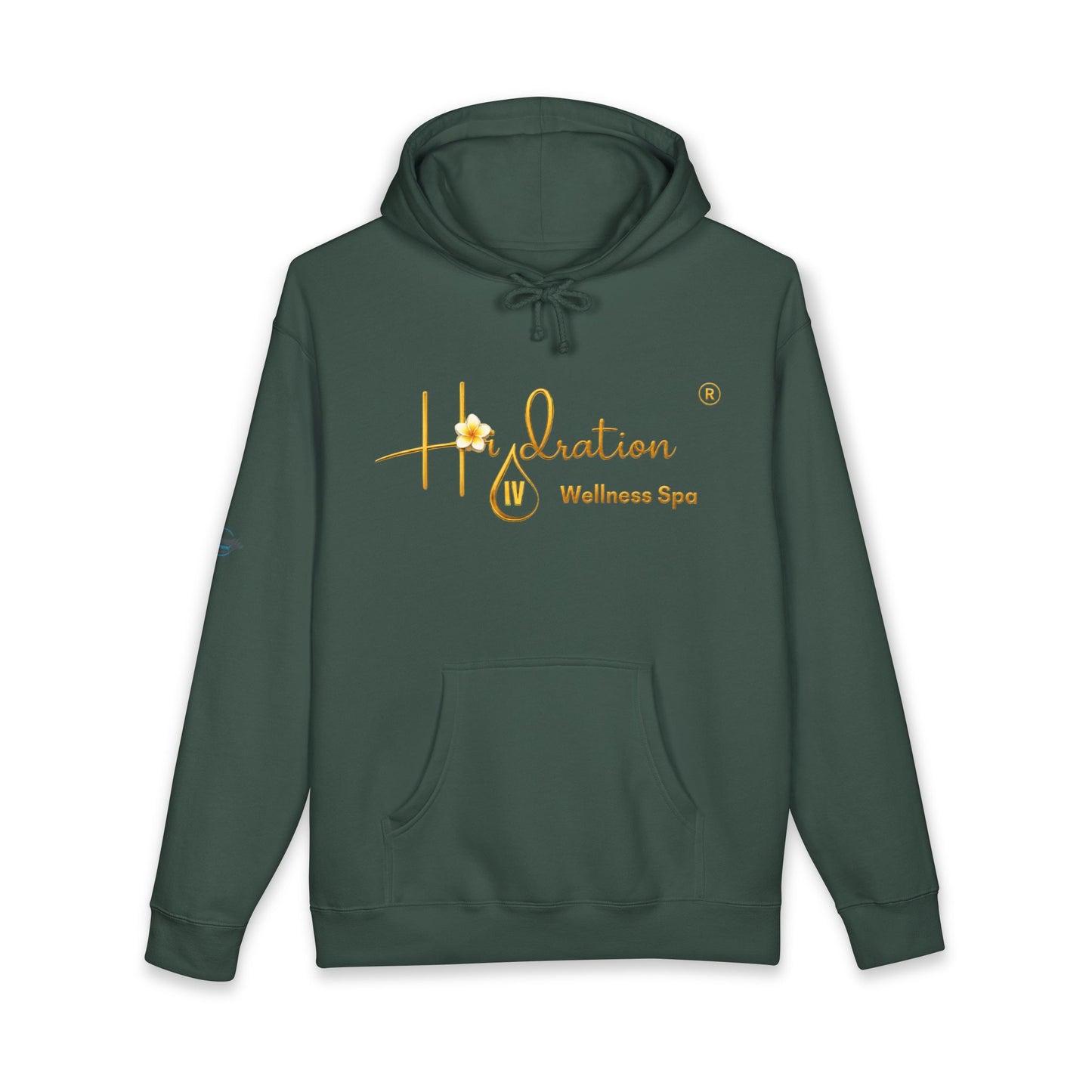 Hidration IV Logo and Live Salty Hoodie_Fleece Lined