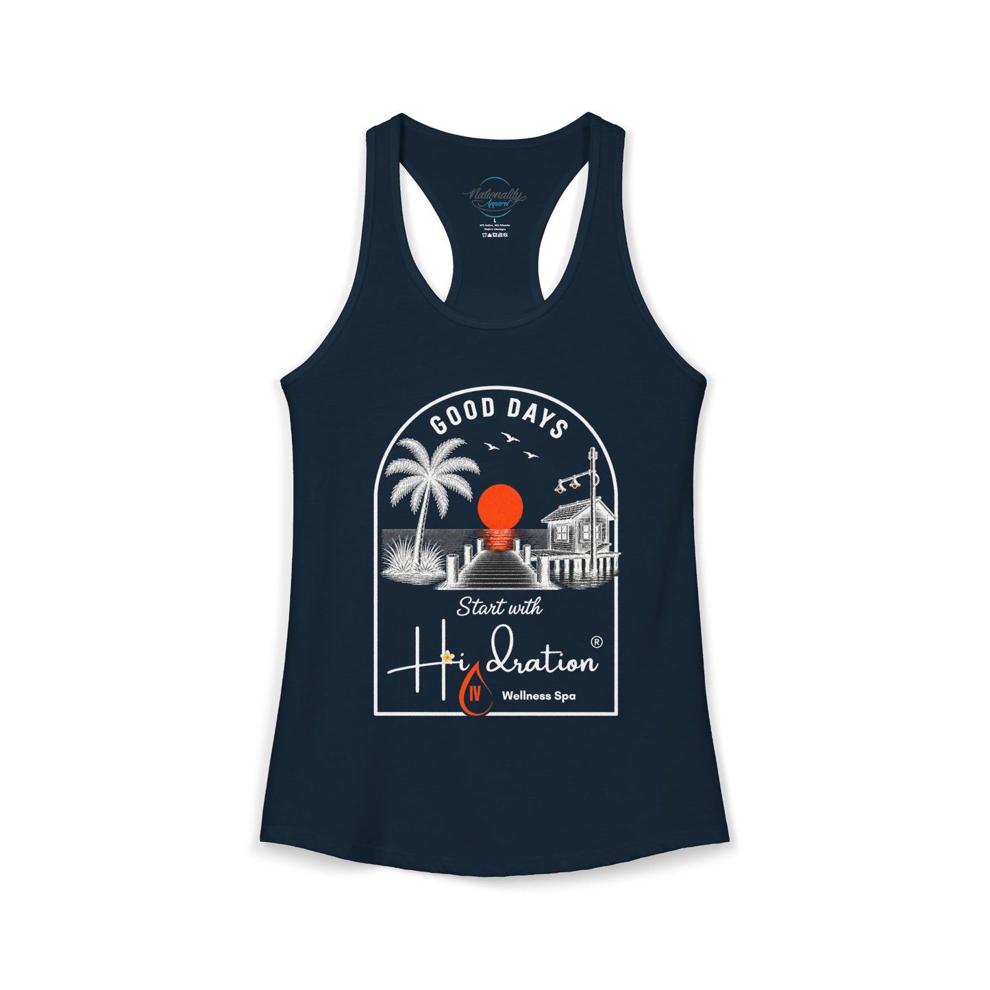 Hidration IV - Good Days Women's Racerback Tank