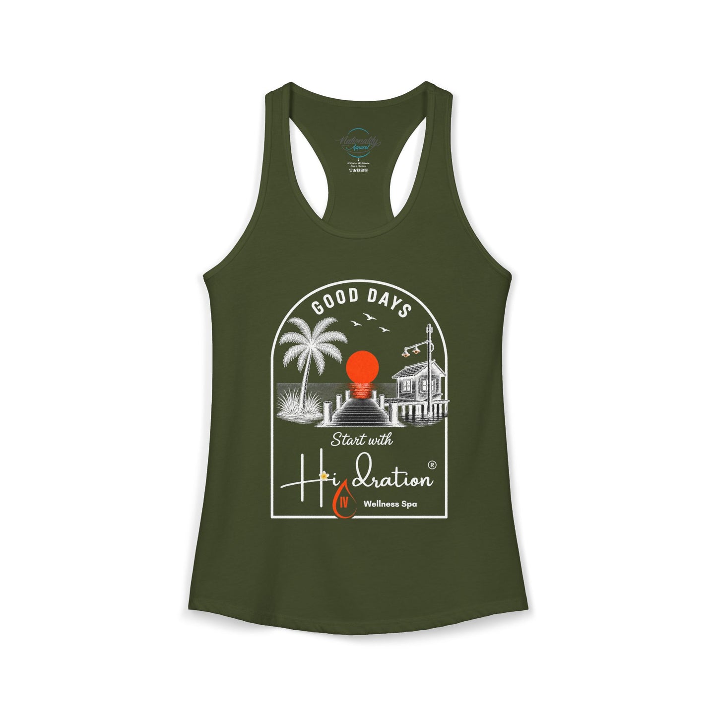 Hidration IV - Good Days Women's Racerback Tank