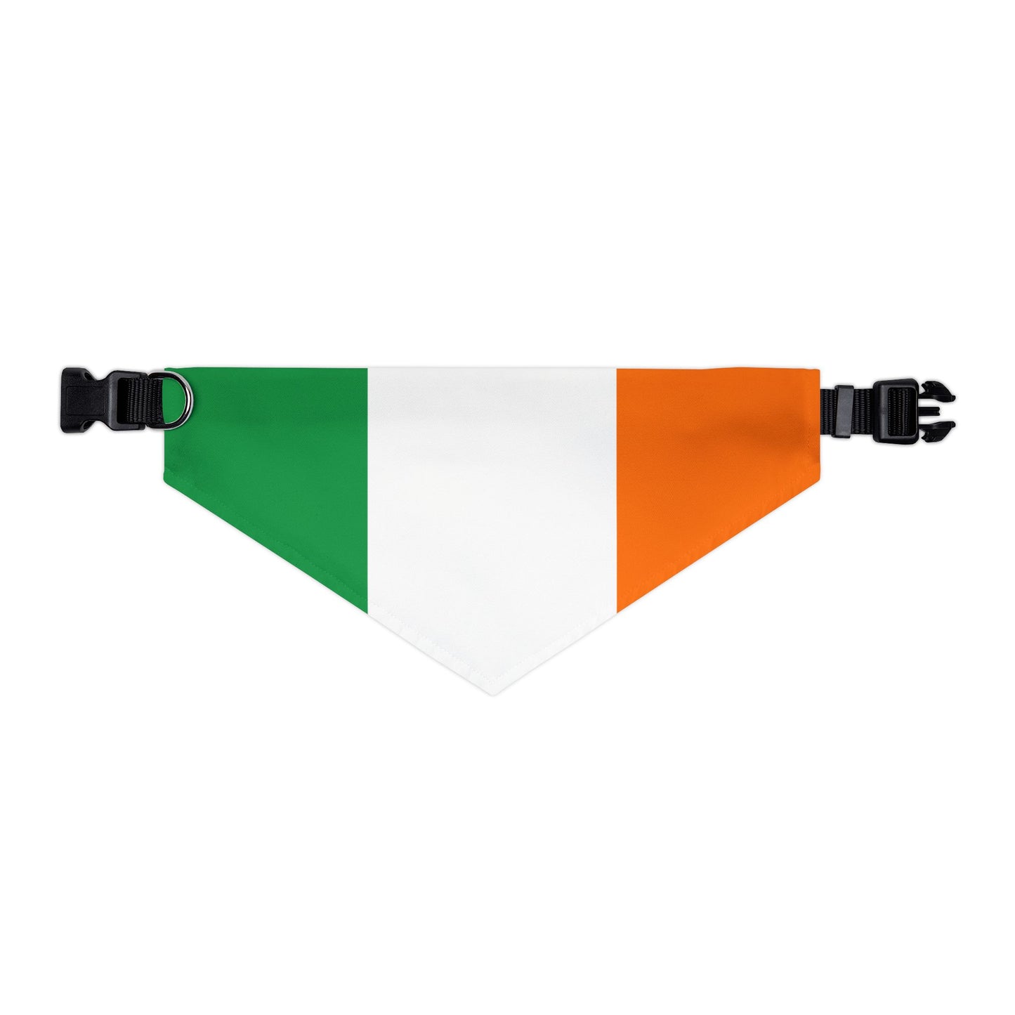 Irish Flag Adjustable pet bandana, bandana for dog or cat, bandana and collar combo