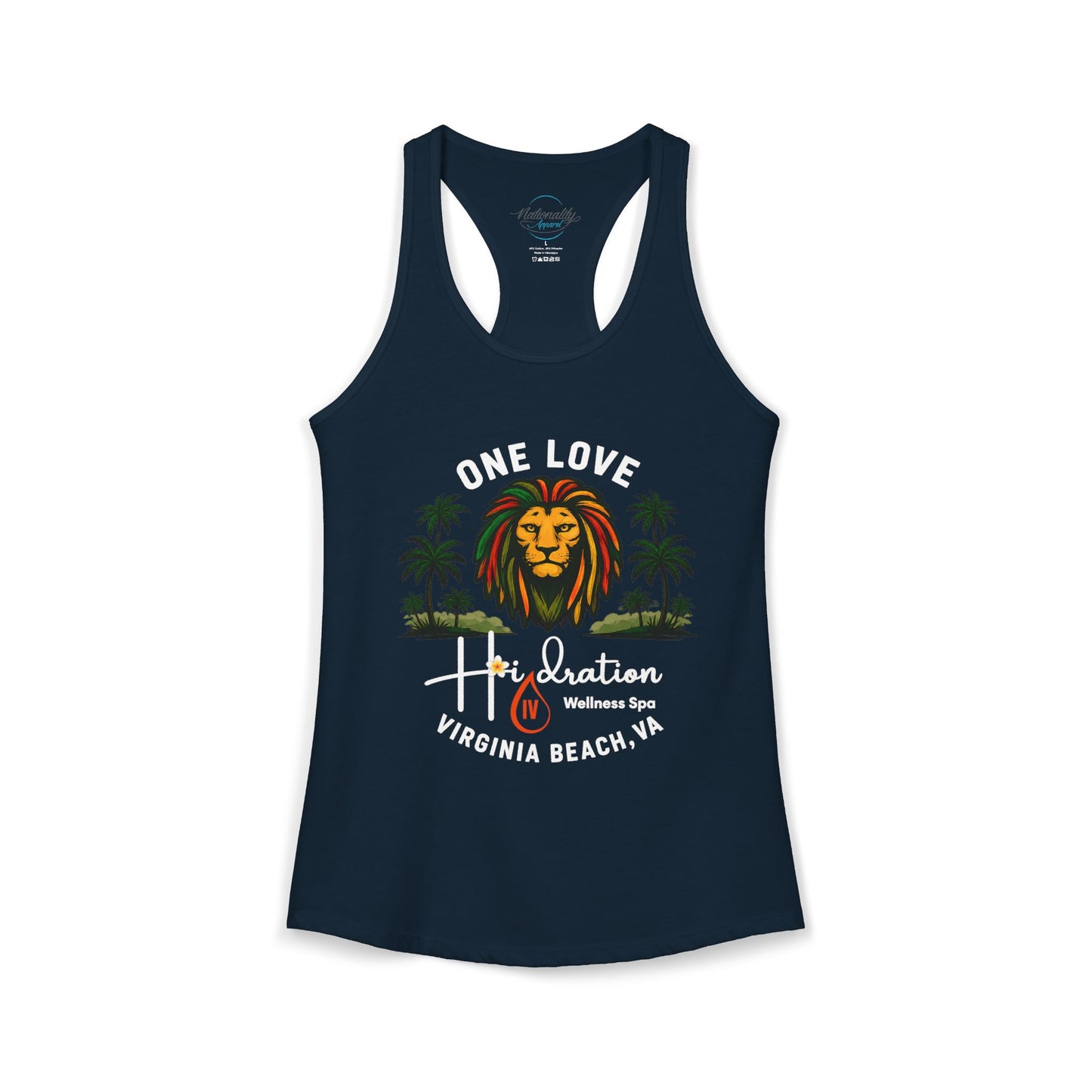 Hidration IV - One Love Women's Racerback Tank