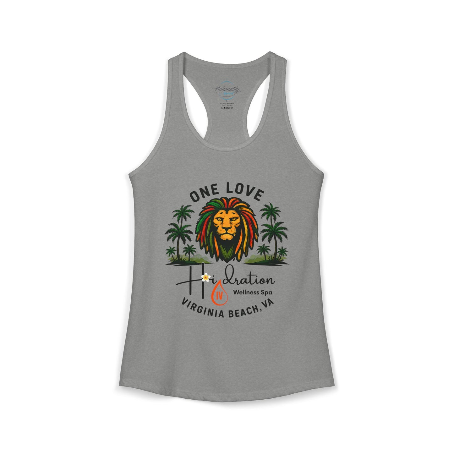 Hidration IV - One Love Women's Racerback Tank