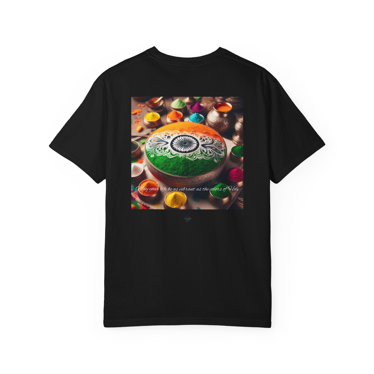 Holi Themed T-shirt — Flag of India Inspirattion