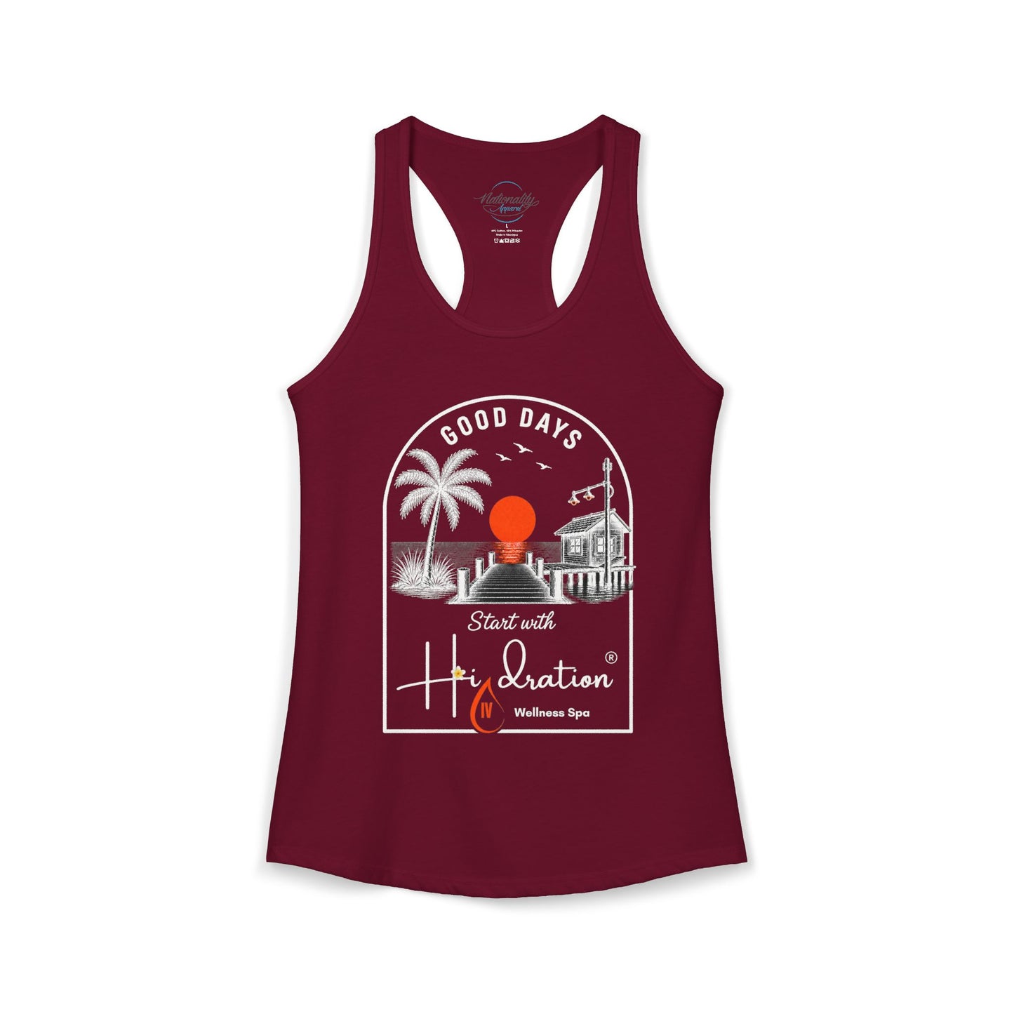 Hidration IV - Good Days Women's Racerback Tank